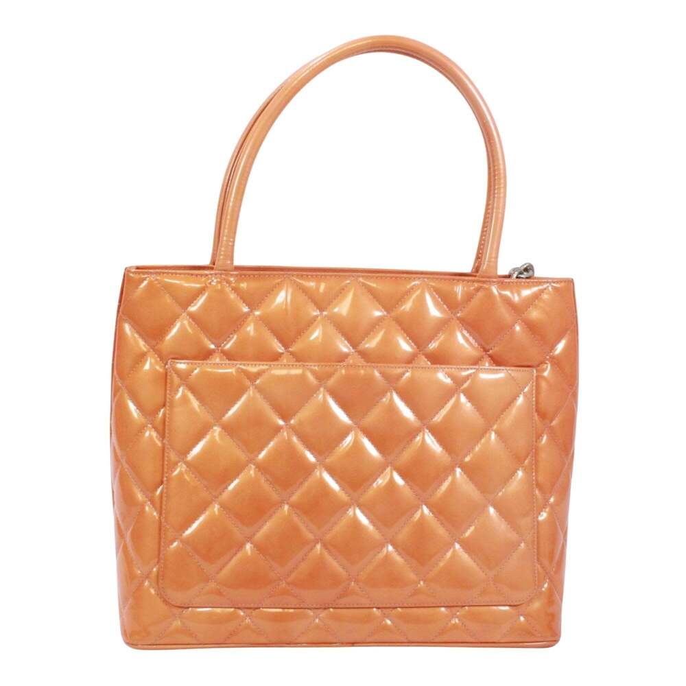 CHANEL Orange Leather Reissue Tote Bag - Picture 3 of 16